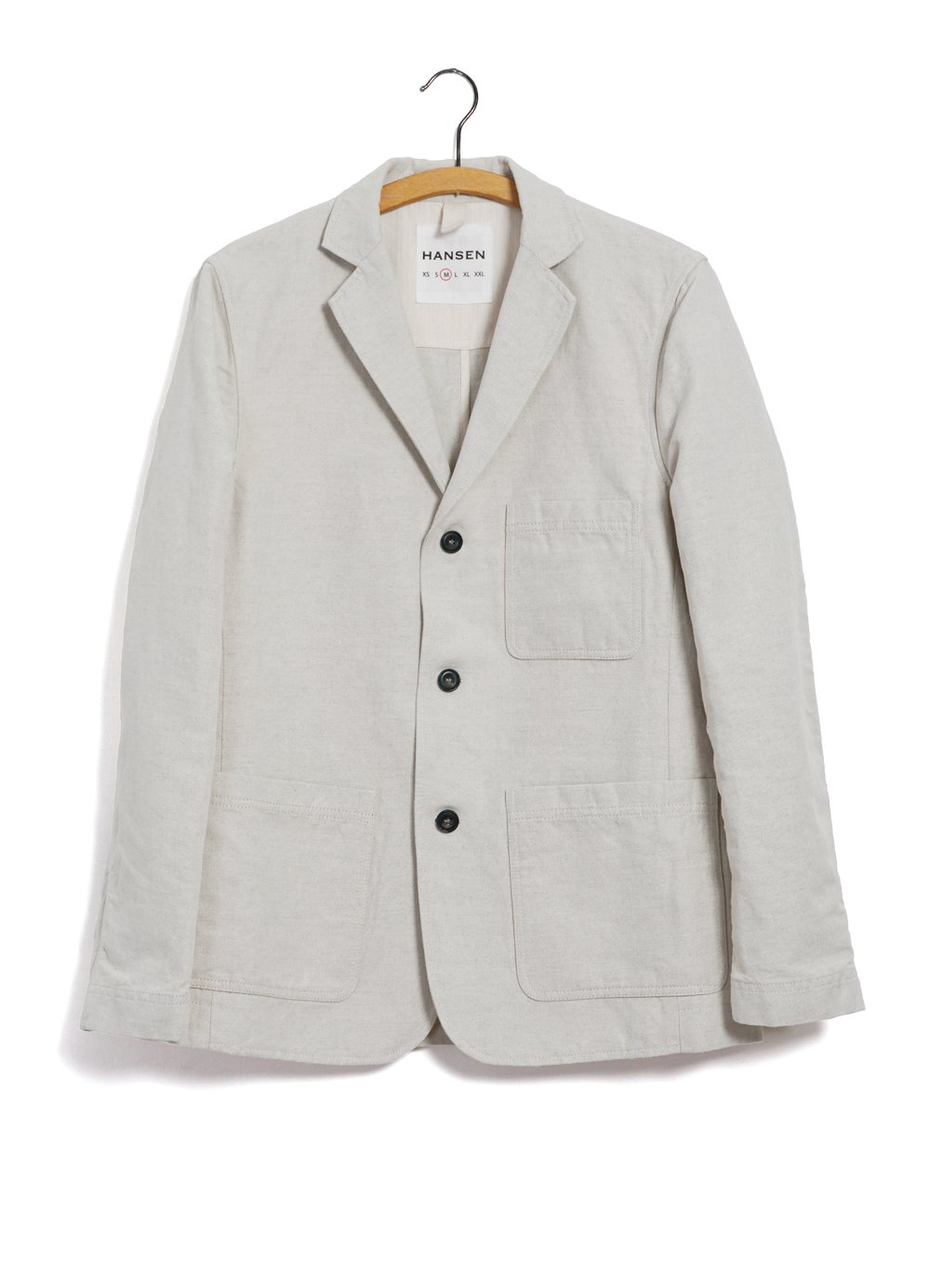 Hansen Garments Charlie Blazer in natural flax