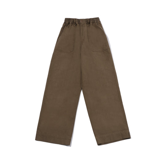 Kappy One Tuck Wide Fatigue Pants