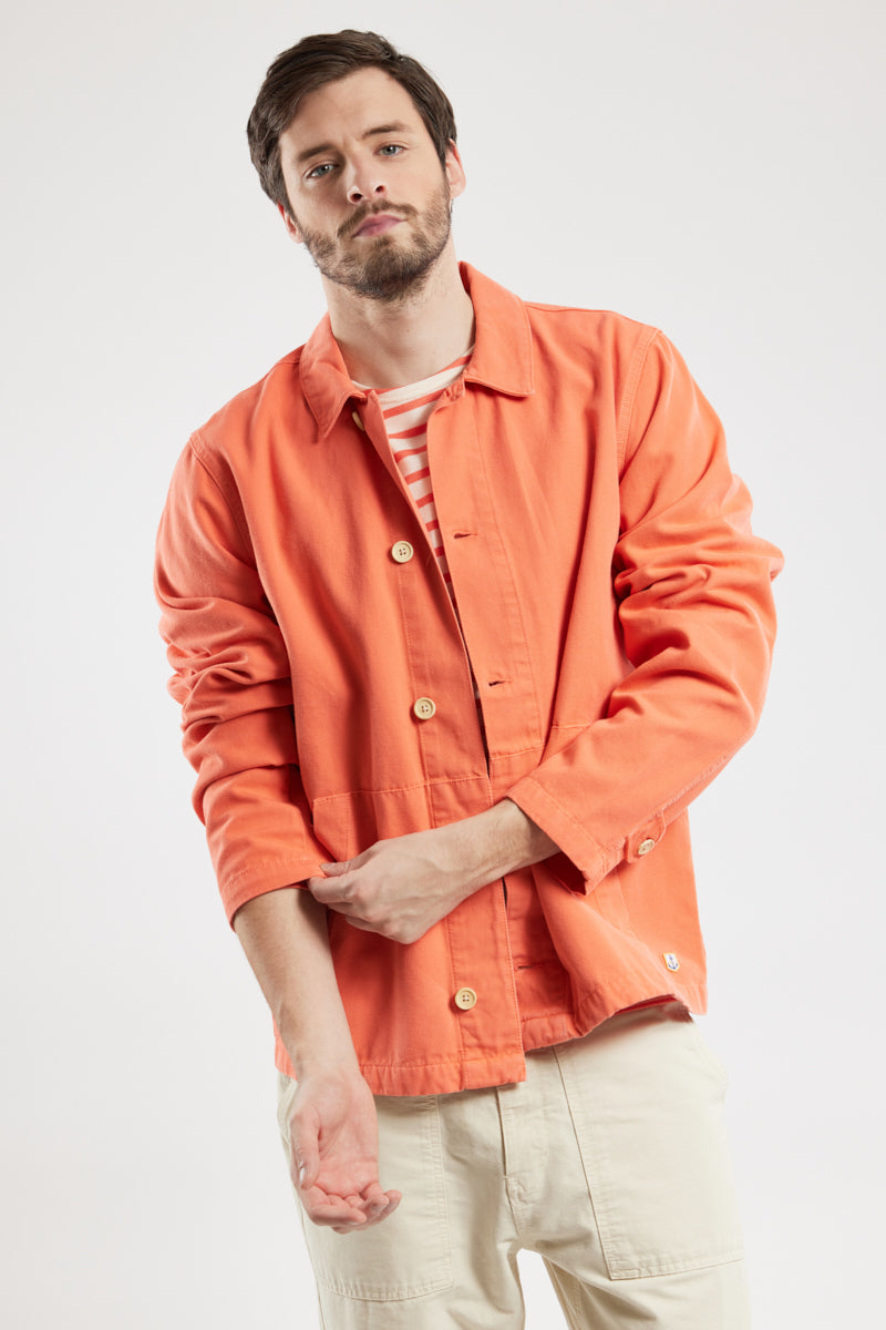 Armor Lux Fisherman's Jacket Heritage in Coral