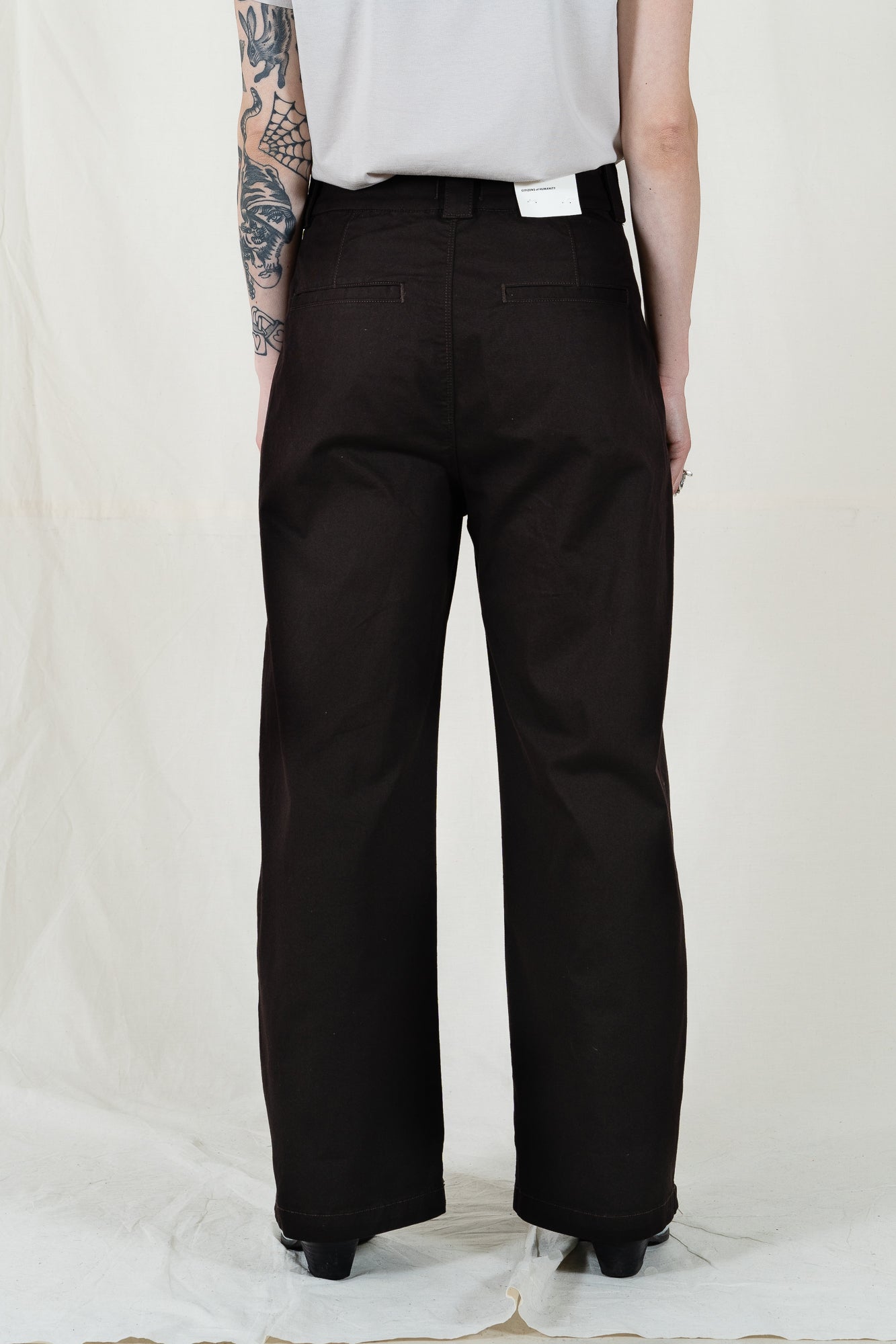 Micaela Greg Dark Indigo Barrel Pant