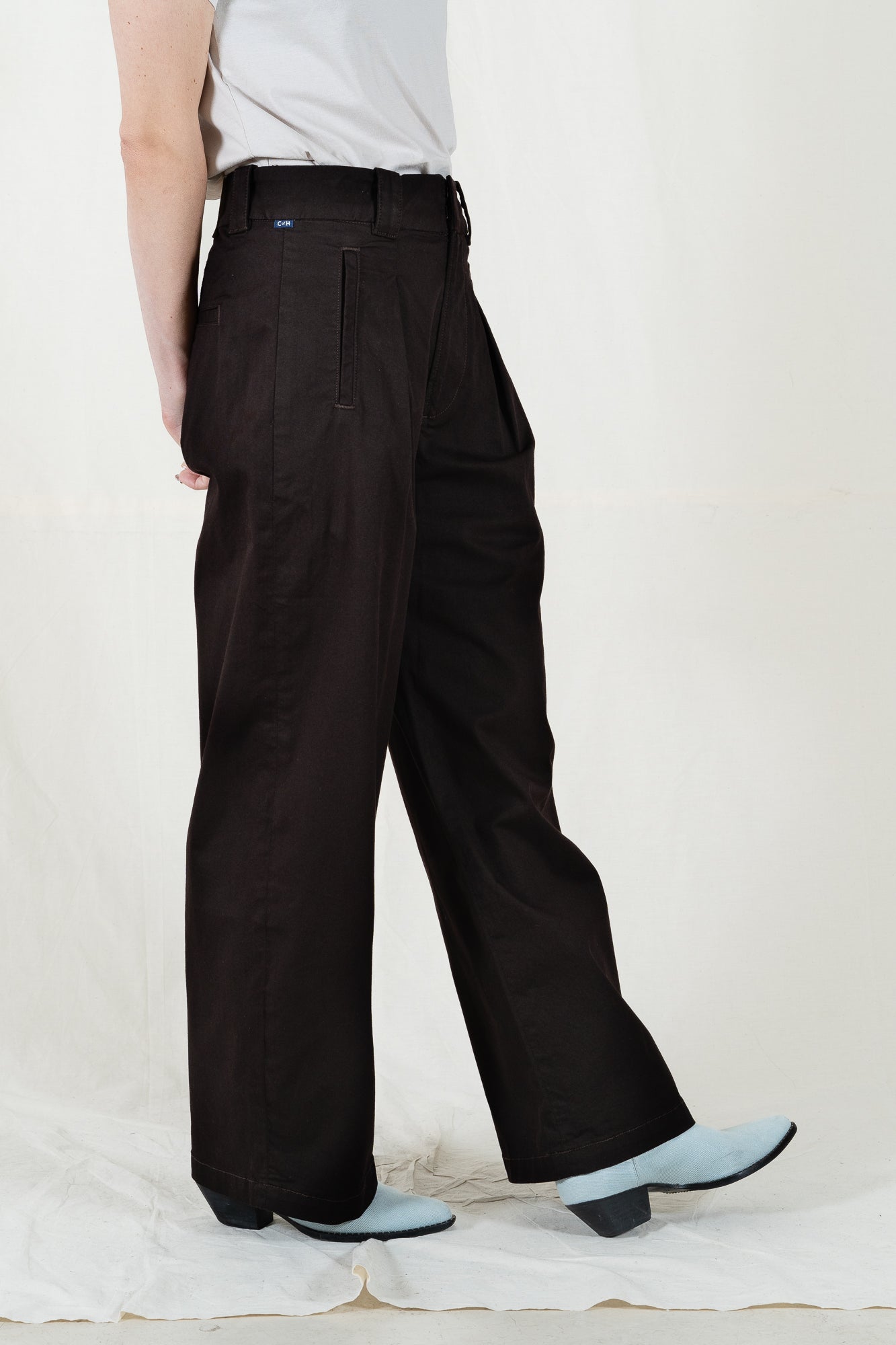 Micaela Greg Dark Indigo Barrel Pant