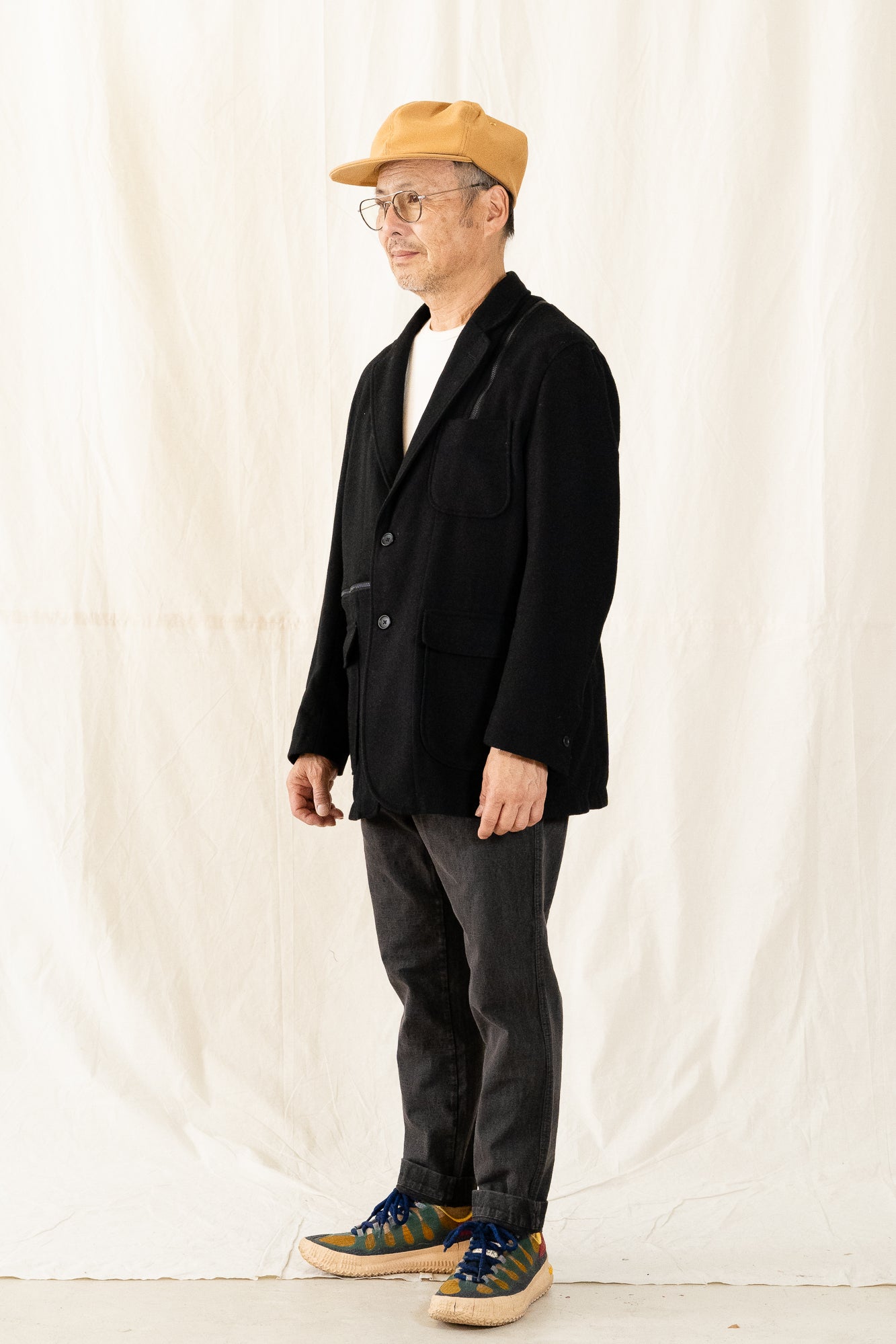 Engineered Garments Wool Flannel Zip Jacket