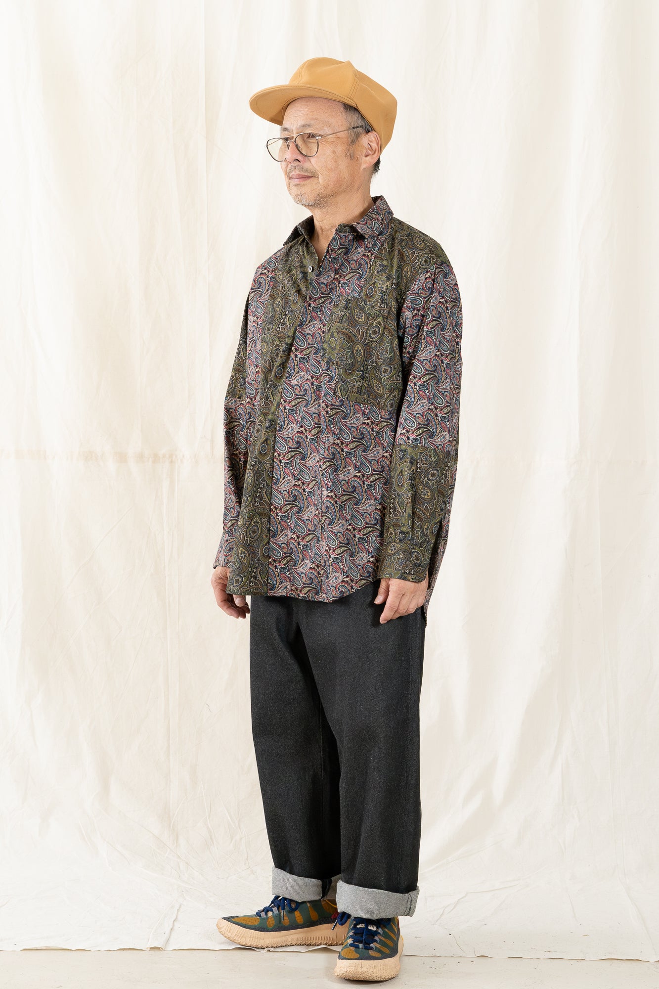 Engineered Garments Paisley Short Collar Shirt