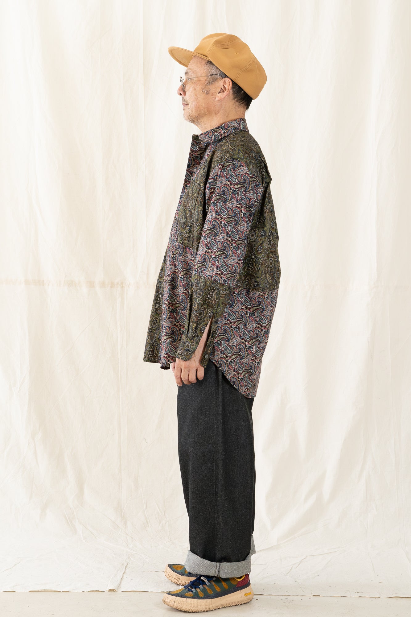 Engineered Garments Paisley Short Collar Shirt