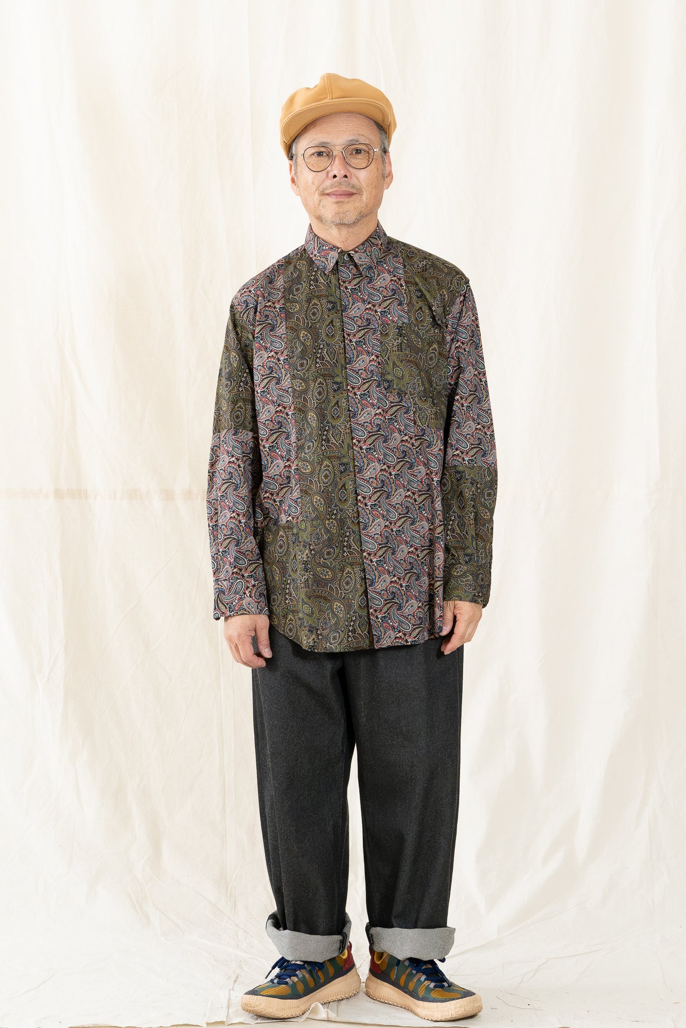 Engineered Garments Paisley Short Collar Shirt