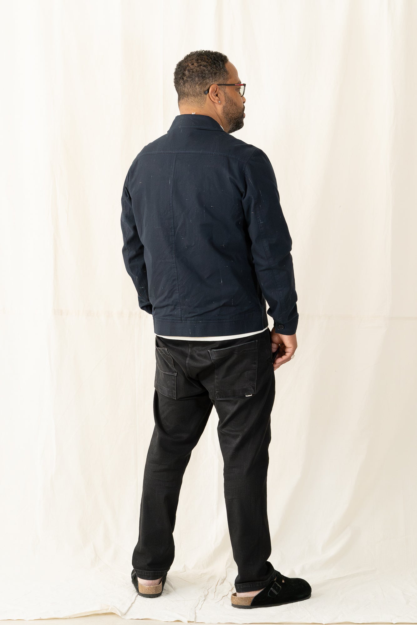 Monadic Navy Chip Station Jacket