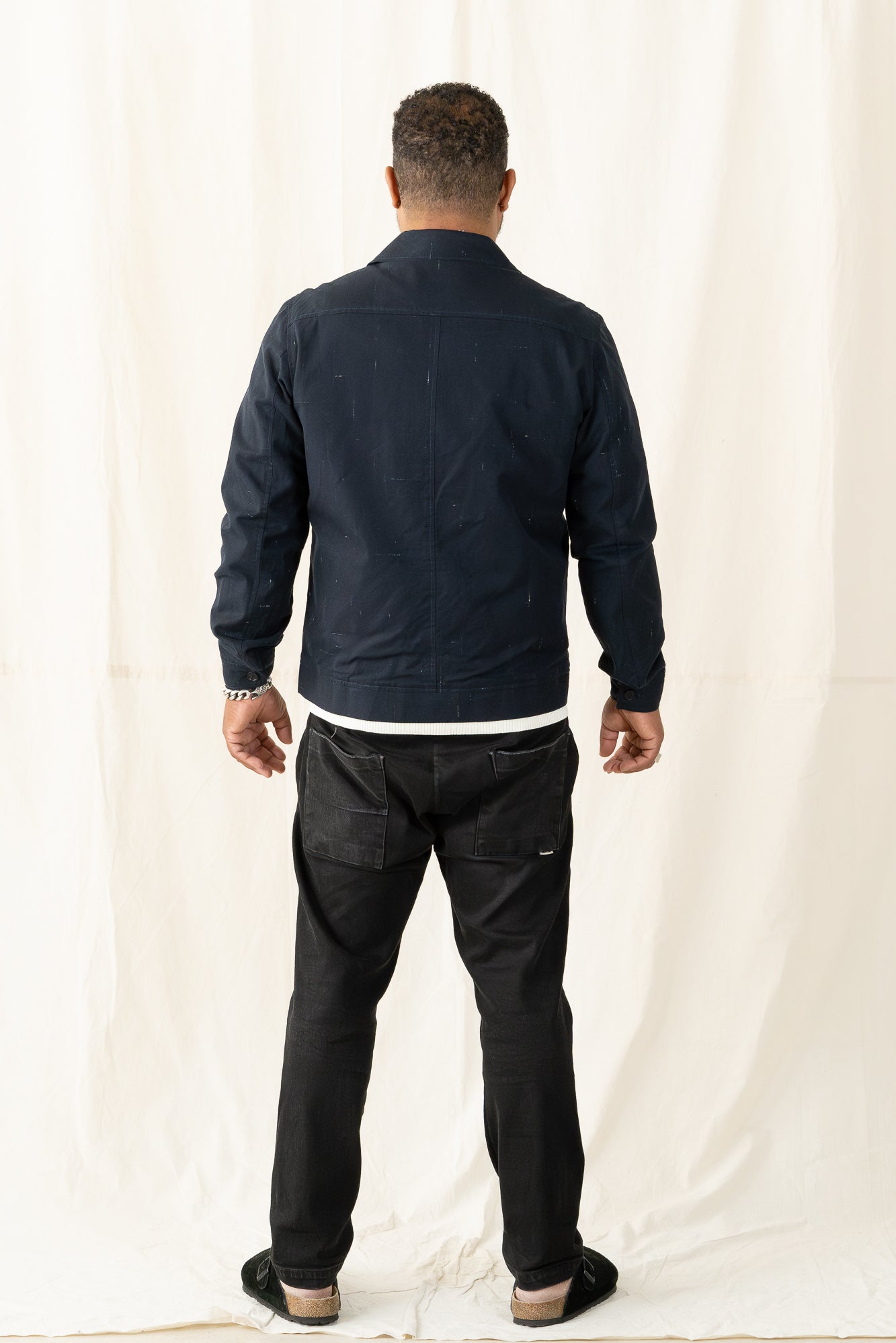 Monadic Navy Chip Station Jacket