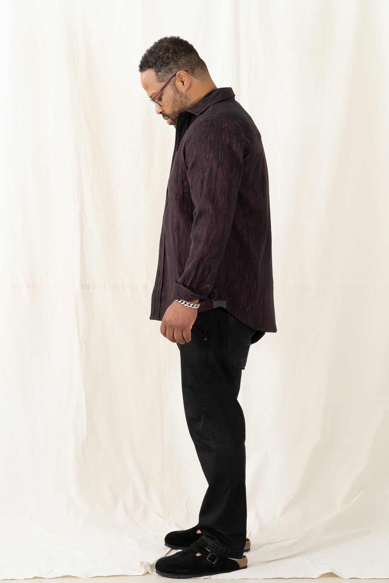 Indi + Ash Ames Workshirt Indian Madder/Iron