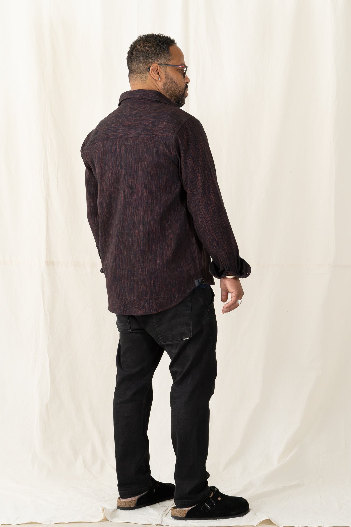 Indi + Ash Ames Workshirt Indian Madder/Iron