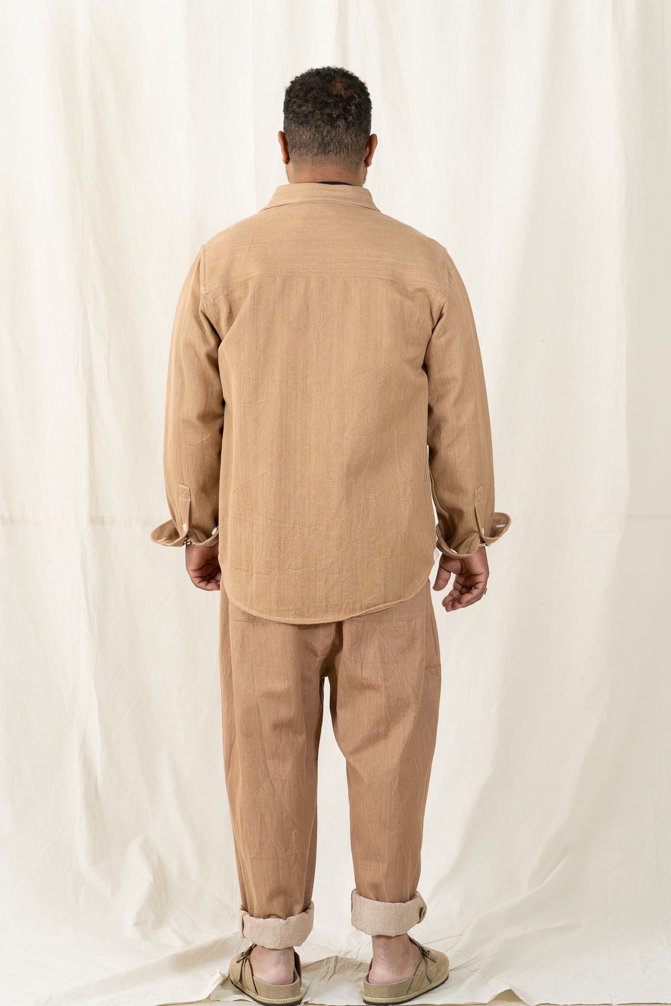 INDI + ASH Ames Workshirt Cutch Brown