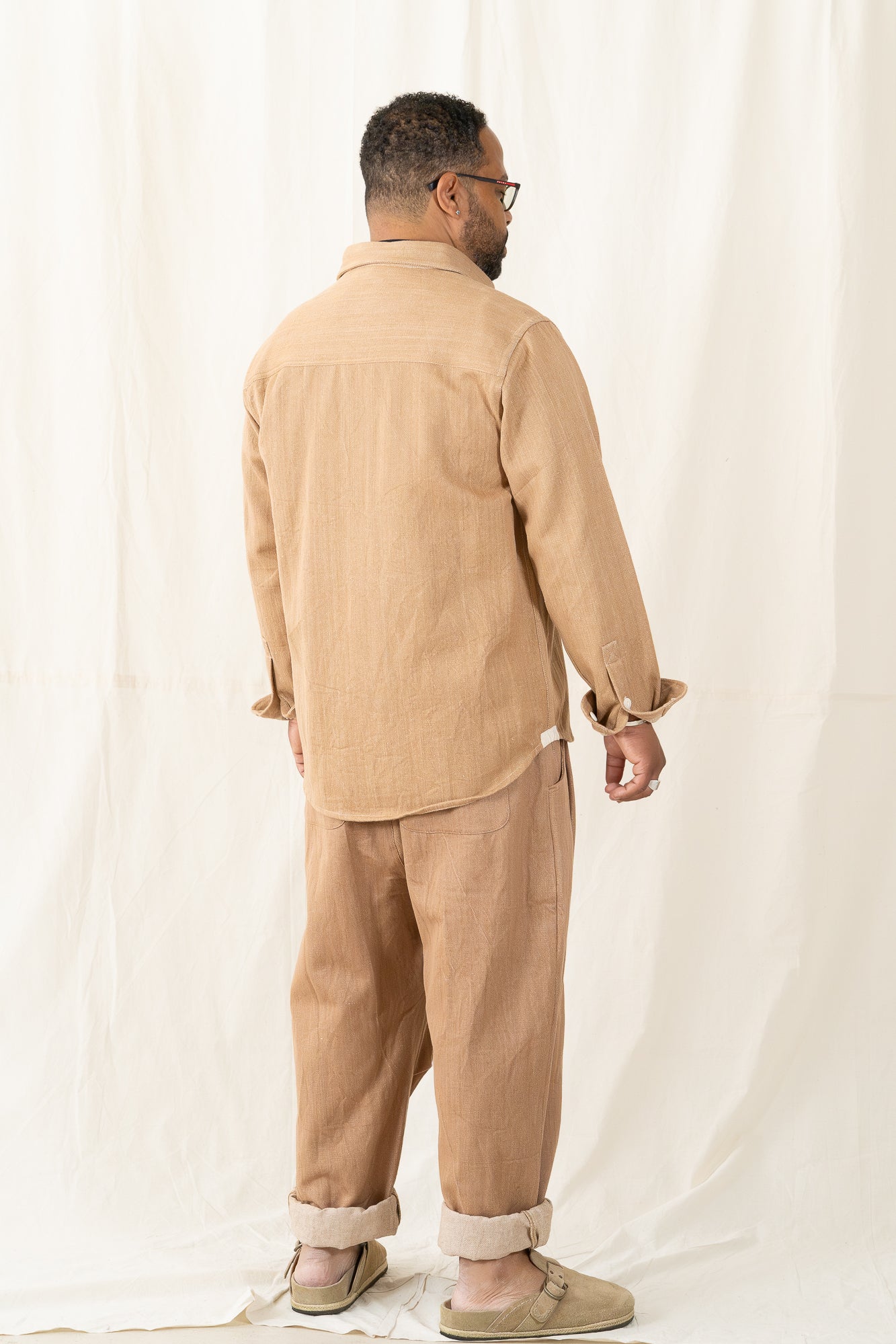 INDI + ASH Ames Workshirt Cutch Brown