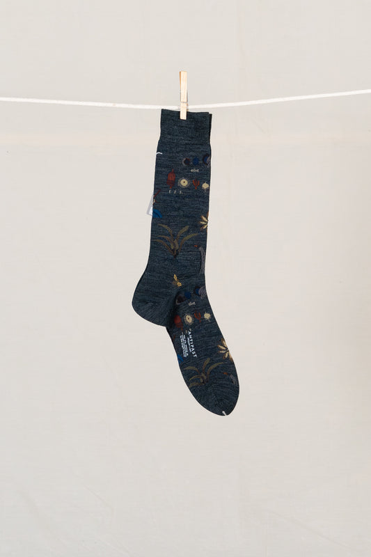 Antipast Botanical XV Men's Socks - Charcoal