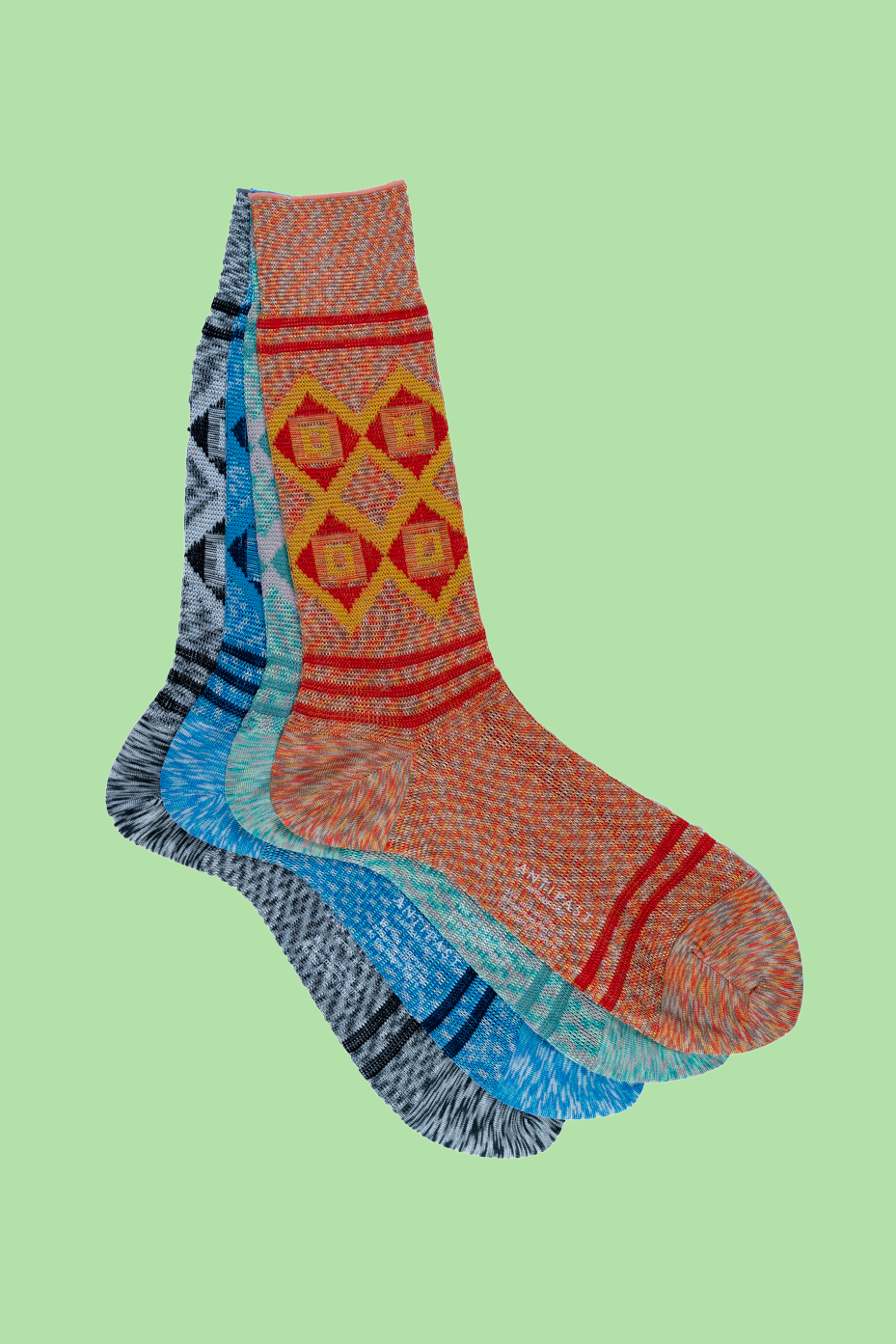 Antipast Men's Melange Jacquard Socks