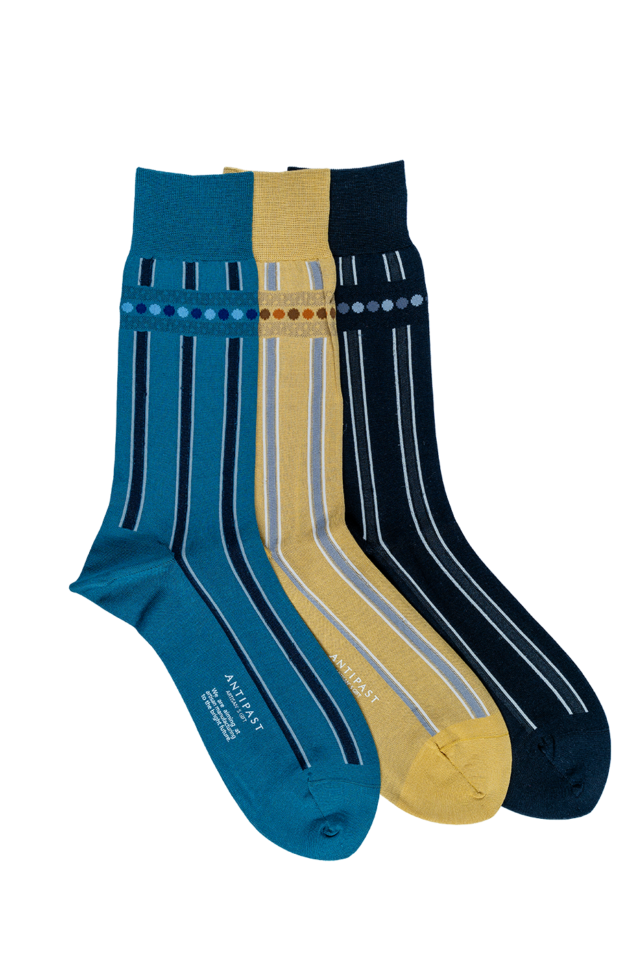 Antipast Men's Alternate Stripe Socks