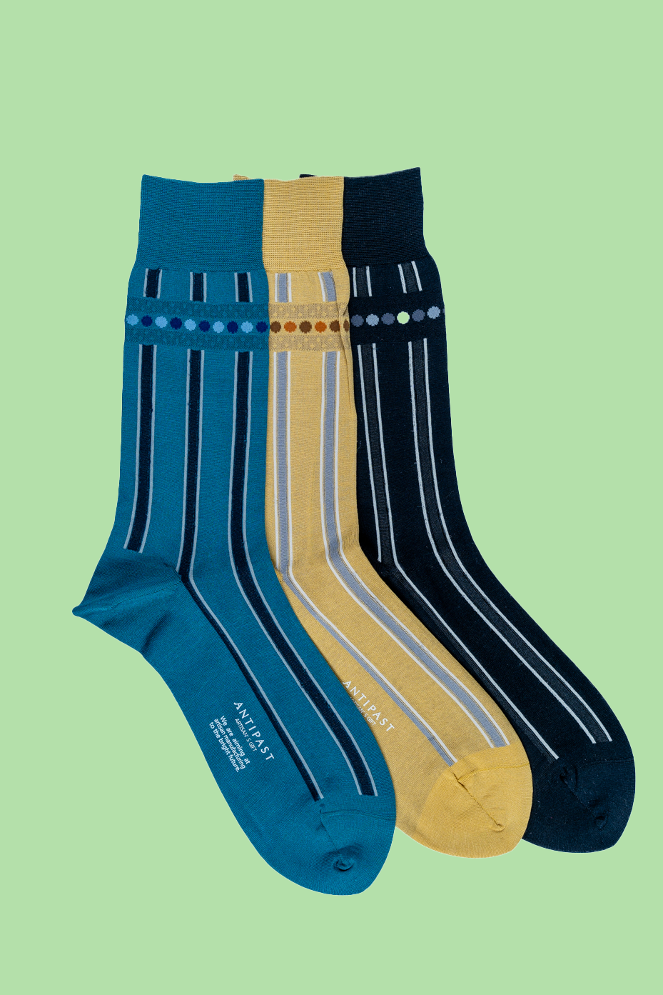 Antipast Men's Alternate Stripe Socks
