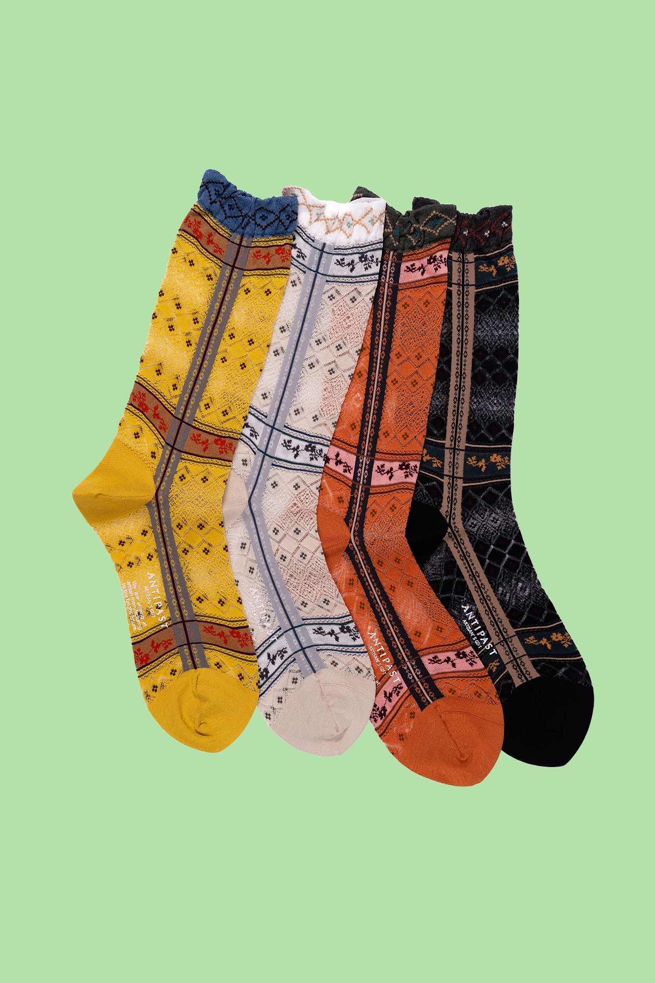 Antipast Women's Sheer Kilim Socks