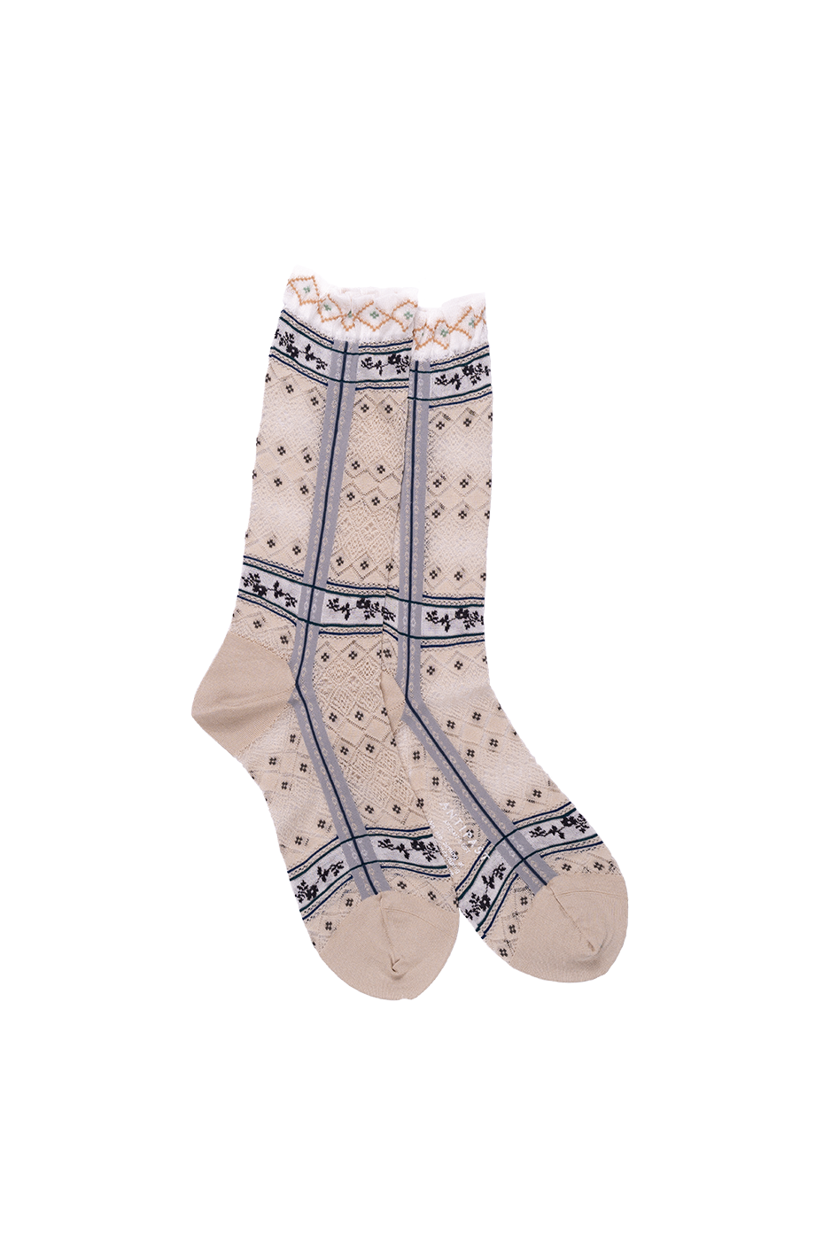 Antipast Women's Sheer Kilim Socks