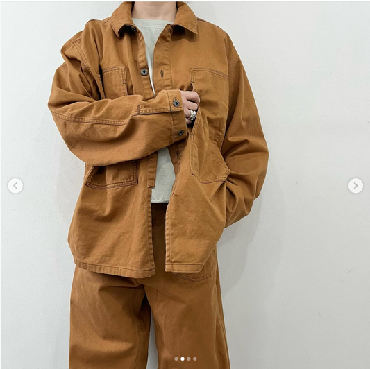 Chimala US Army Work Jacket in camel