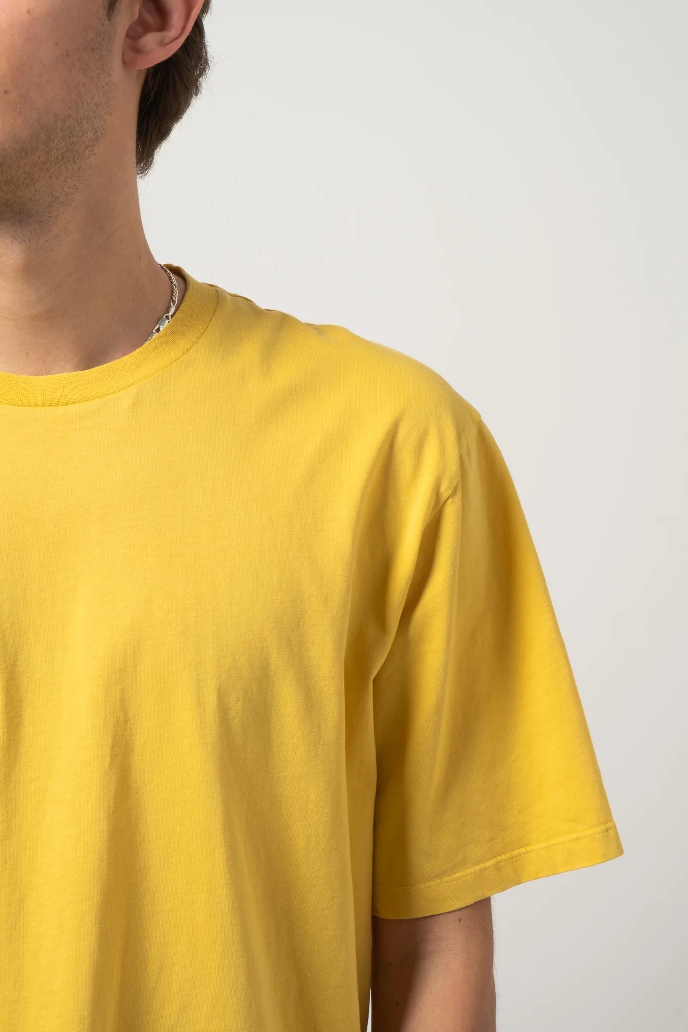 C.O.F. Studio Crewneck T-Shirt in mustard