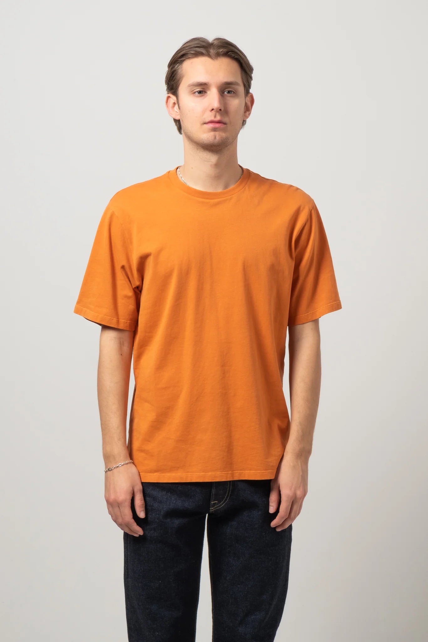 C.O.F. Studio Crewneck T-Shirt in orange