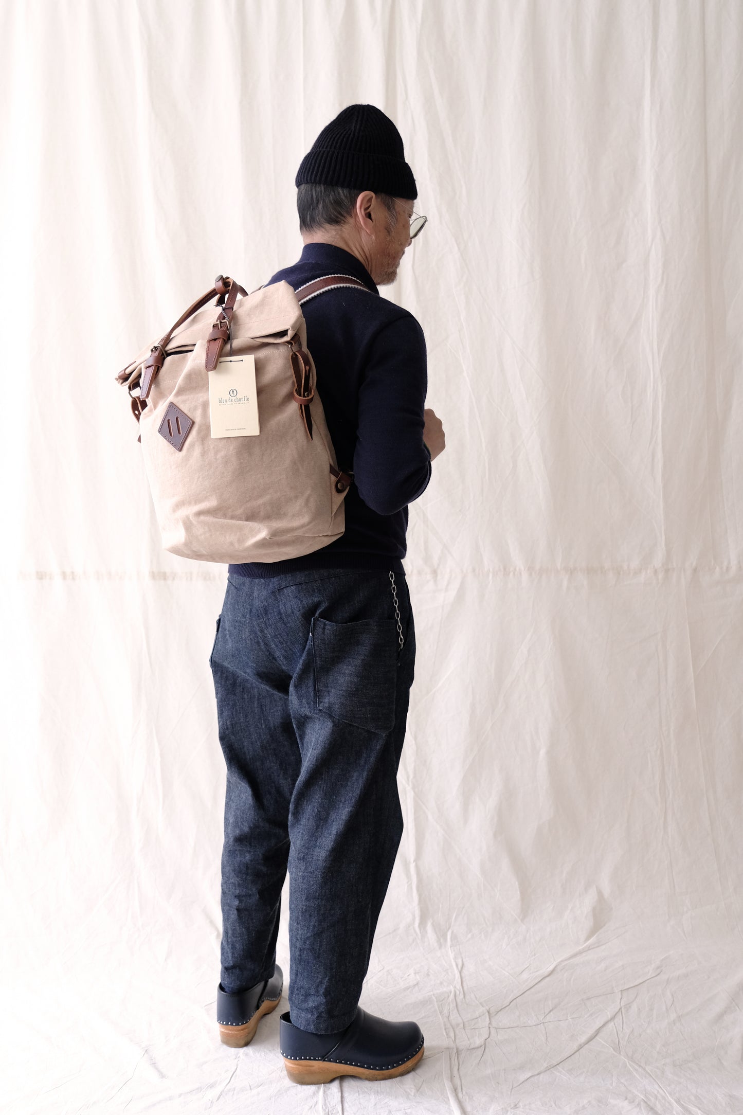 Bleu de Chauffe Woody Stonewashed Backpack