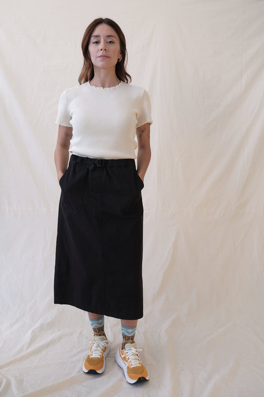 Kappy Cotton Fatigue Skirt