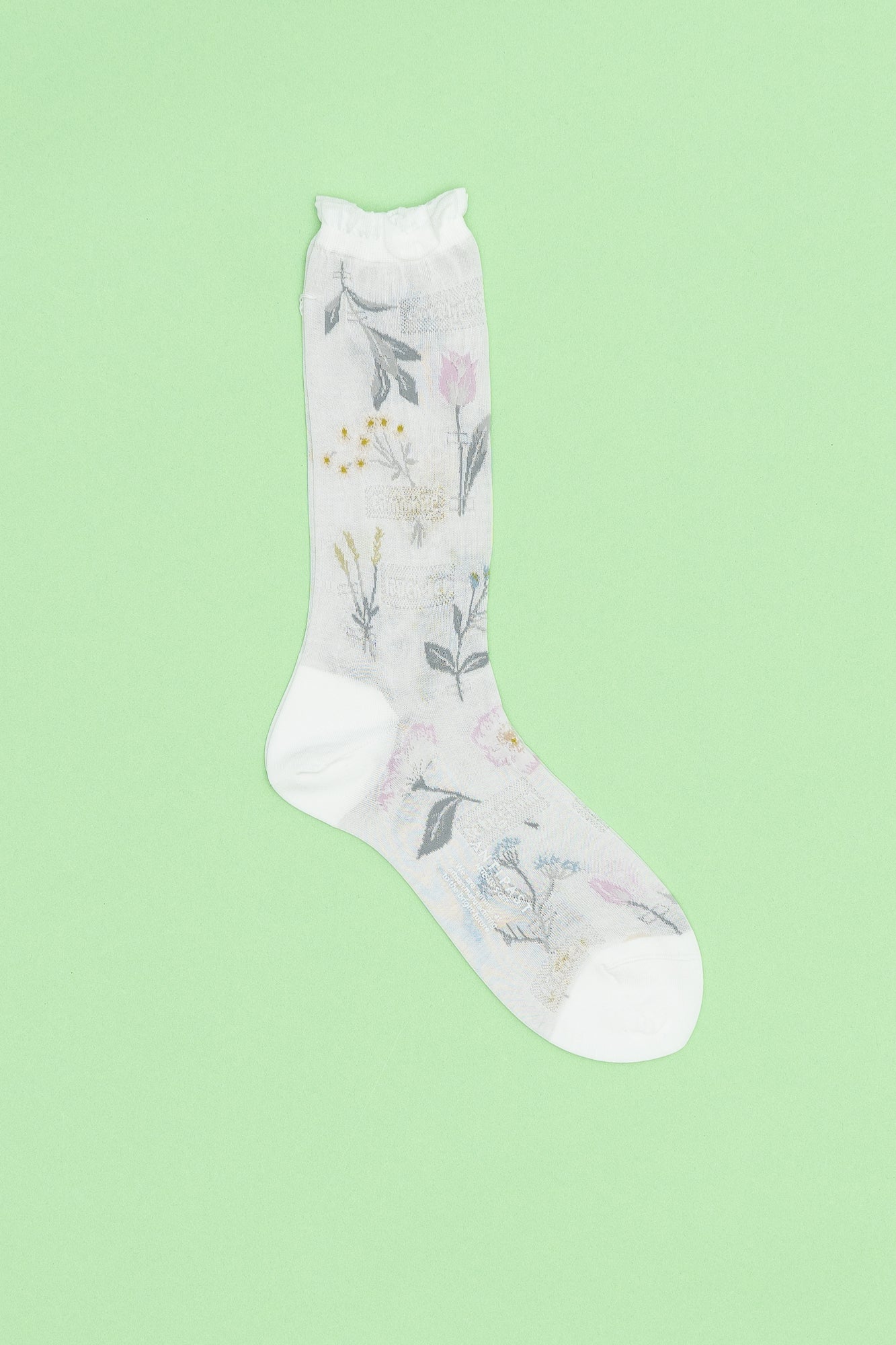 Antipast Women's Pressed Flowers Socks
