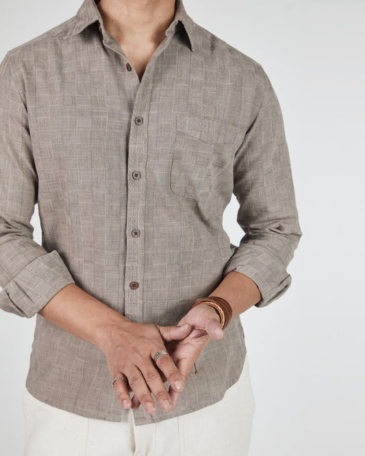 Umber & Ochre Kabir Saddle Stitch Standard Shirt