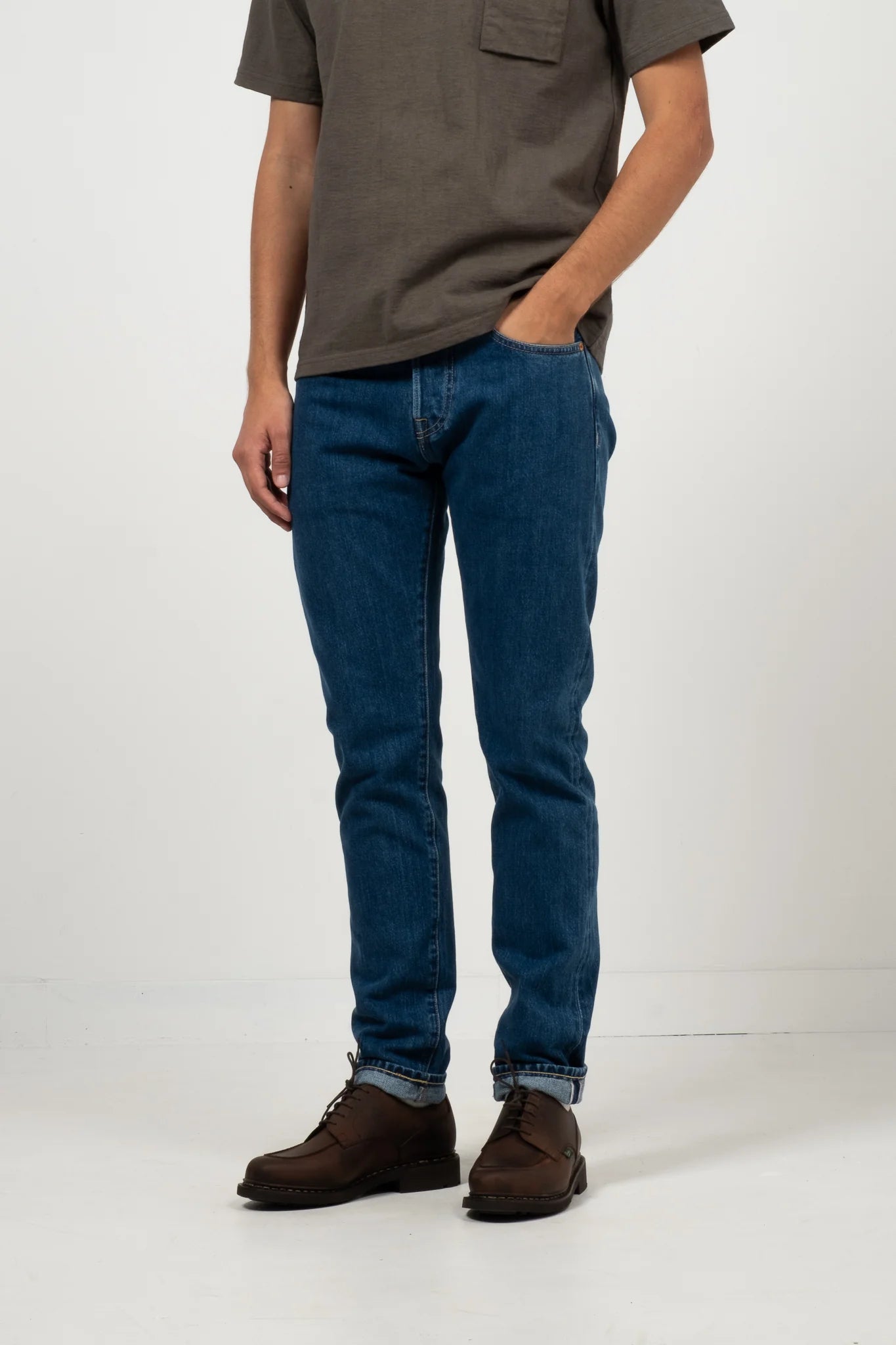 C.O.F. Studio M7 Tapered Ind Selvedge 6x Wash Denim