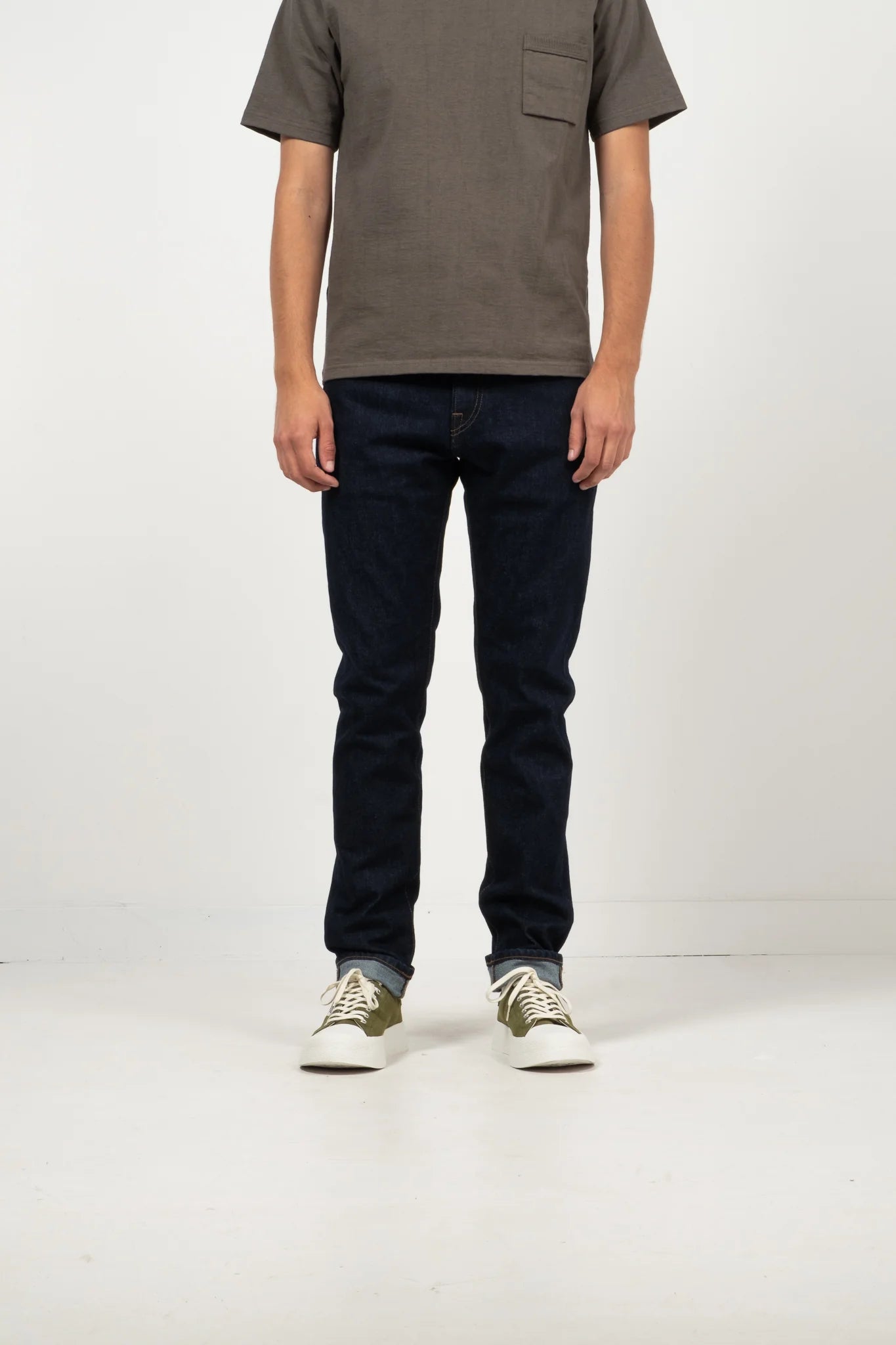 C.O.F. Studio M7 Tapered Comfort Indigo Rinsed Denim