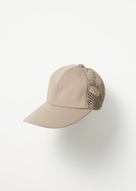 Rototo Jersey 6 Panel Mesh Cap in beige