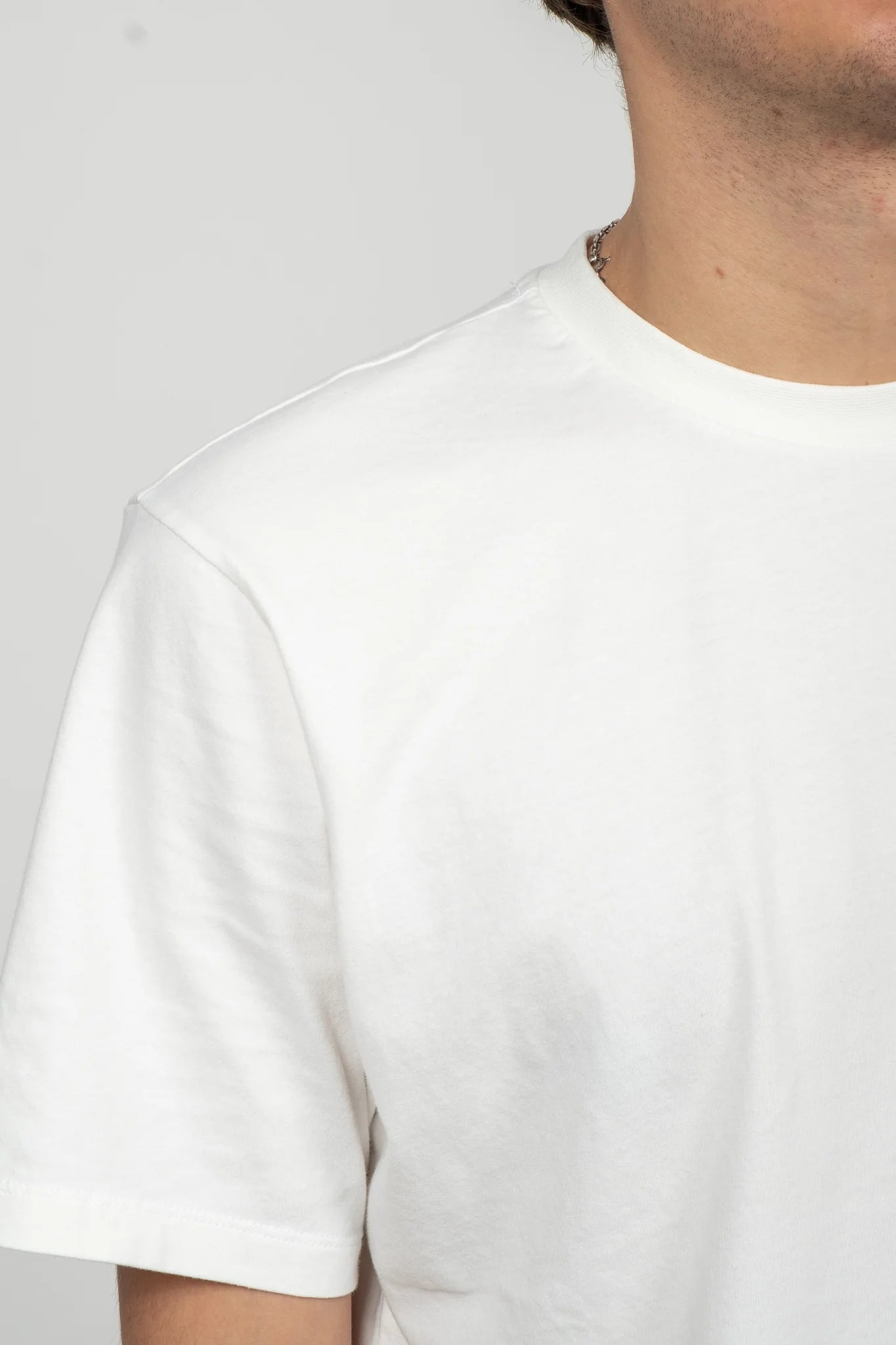 C.O.F. Studio Crewneck T-Shirt in white