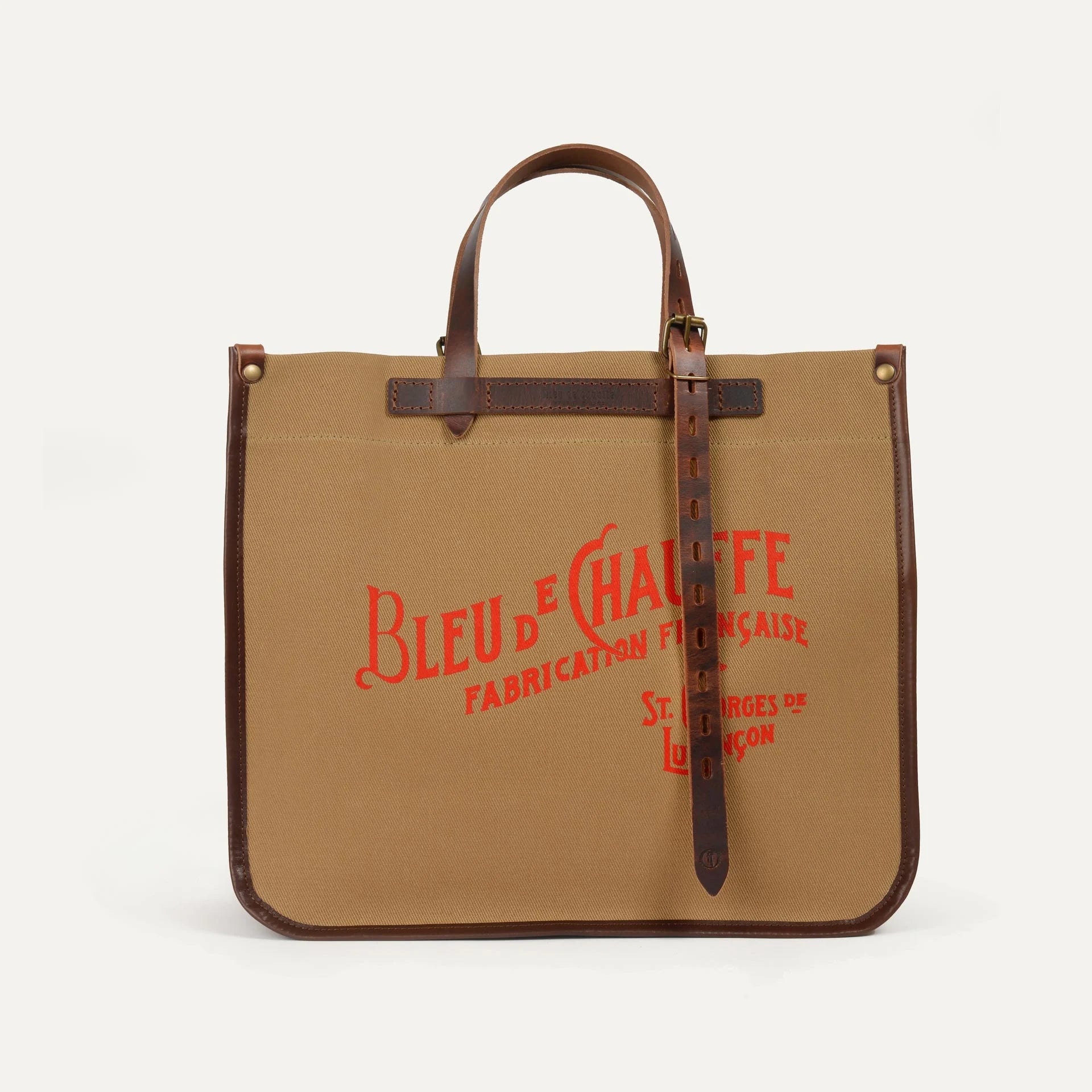 Bleu de Chauffe Bazar Tote Bag in camel