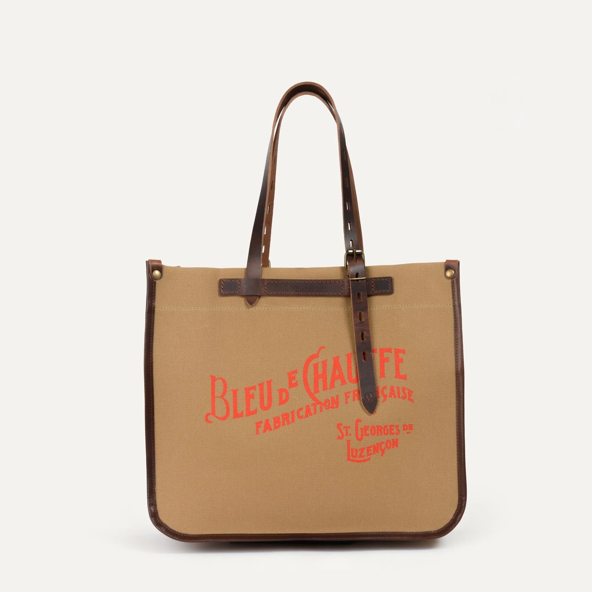 Bleu de Chauffe Bazar Tote Bag in camel