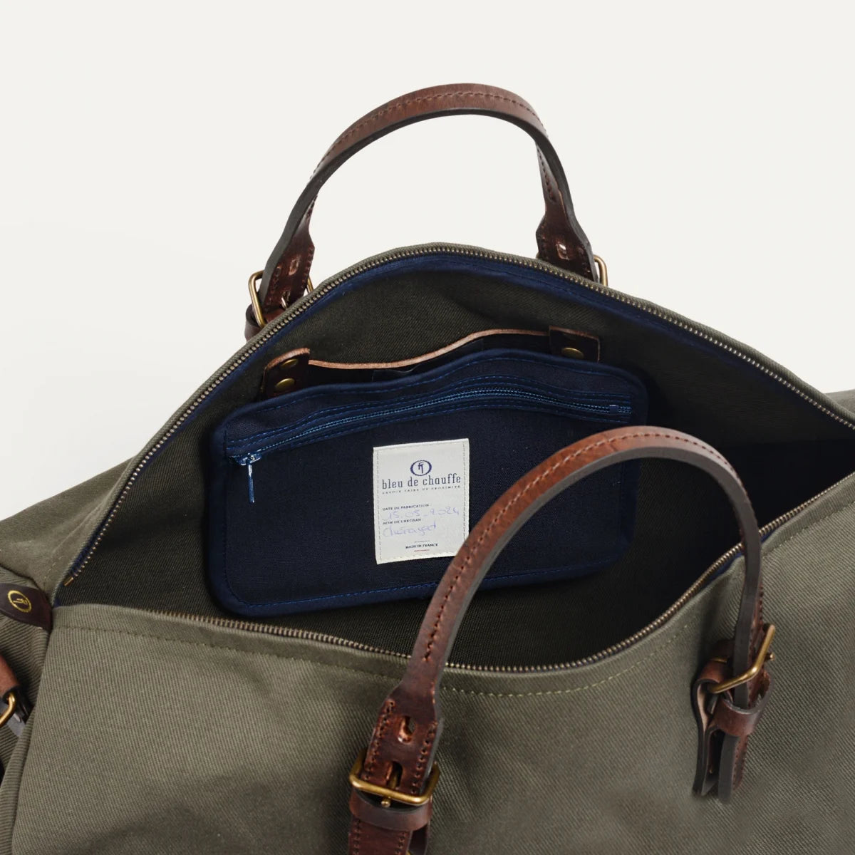 Bleu de Chauffe Canvas Hobo Bag