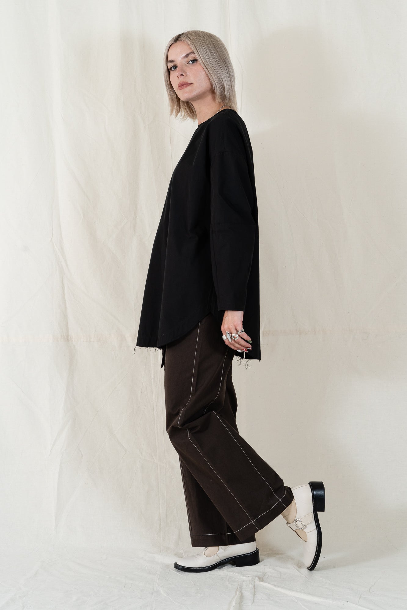 Kloke Found Tie Front Pant