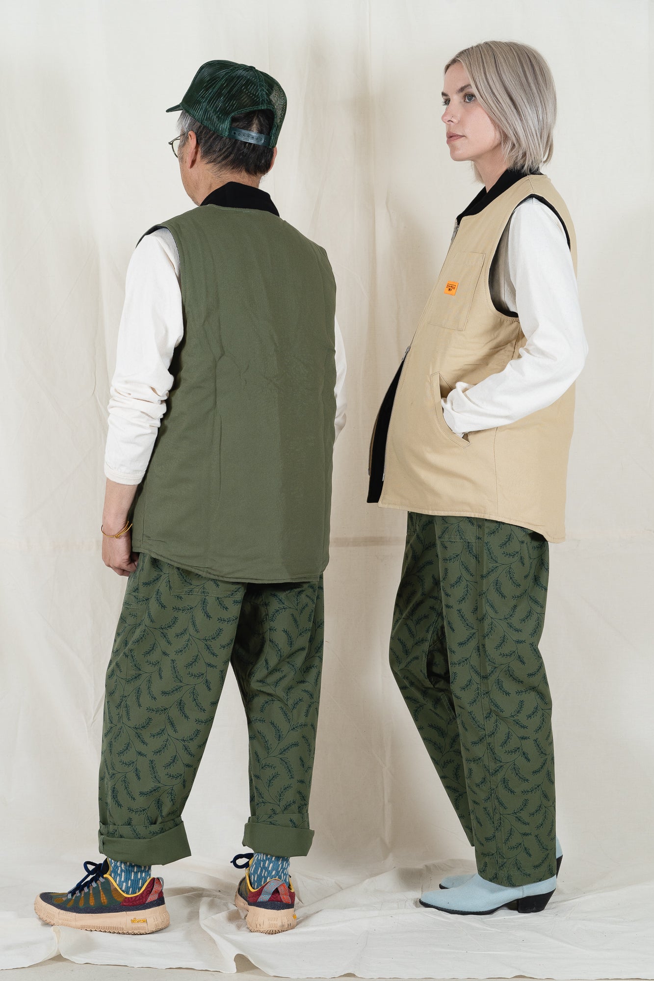 Service Works Padded Work Vest Olive