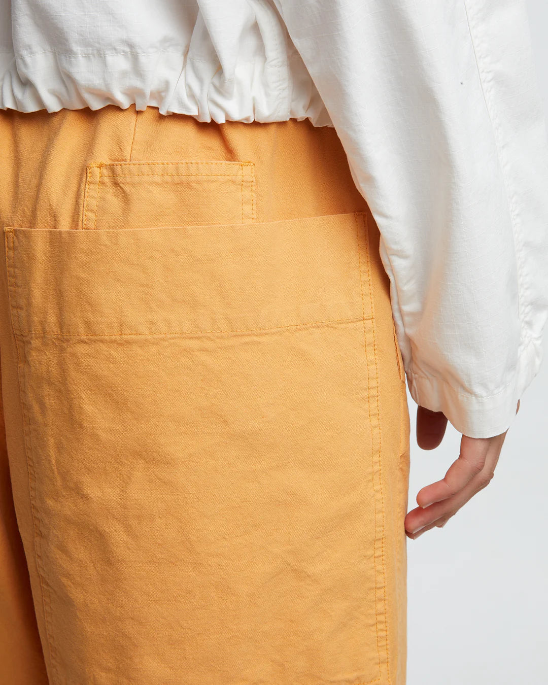 Girls of Dust Pasha Cotton Linen Pant in chamois