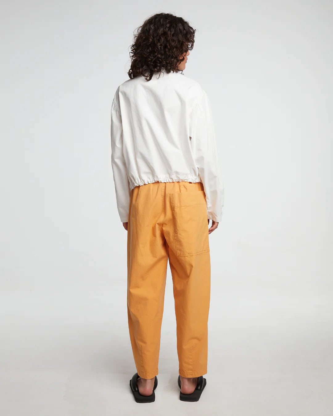 Girls of Dust Pasha Cotton Linen Pant in chamois
